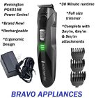 Pg6015b Power Trimmer Guides Rechargeable Series Beard Length Remington 3