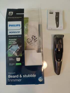 Bt751549 Philips Norelco 7500 Cordless Vacuum Beard Trimmer 20 Length Settings