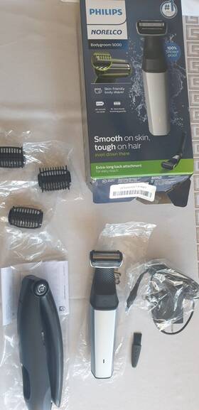 Bt5025 Philips Norelco Bt5025/40 Bg5025/40 Bodygroom 5000 Skin Friendly Hair Trimmer Shower Proof