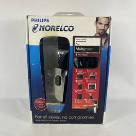 Qg3270 Philips Norelco Pro Multigroom Grooming Kit In Box With Charger - Working