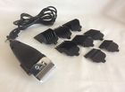 Pm-1l Andis Clippers Trimmer Barber Pet Grooming Light Up Attachments Used