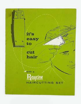 74758 Raycine Haircutting Set Instruction Manual Booklet #74758 Usa Racine Clipper