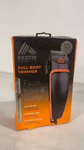 Rbx 849525123593 Full Body Trimmer Face Hair And 10 Piece