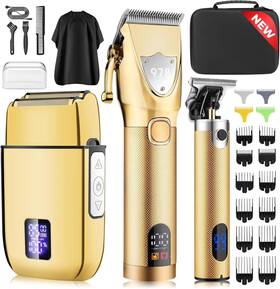 Read B0ct2z5p2b Hair Clippers For Men Professional Cordless Beard Trimmer And Electric Shave