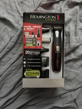 Remington 074590532982 Lithium Power Series All-in-one Grooming Kit
