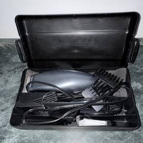 Remington Hc-101 Corded Hair Clipper With #3 Guard And Storage Case Silver/black
