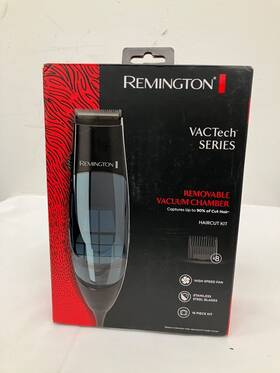 Remington Hkvac2000 Vacuum Haircut Kit Beard Trimmer Hair Clippers For Men R