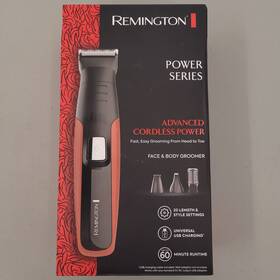 Remington Pg10a Power Series Advanced Cordless Face And Body Groomer Trimmer
