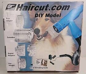 Robocut 588490001012 Vintage Vacuum Hair Cutting System Attachments Blades Manual Box Tested