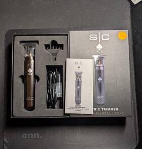 Stylecraft Ace Sc404b Cordless Precision Hair Trimmer Rechargeable Usb Type-c
