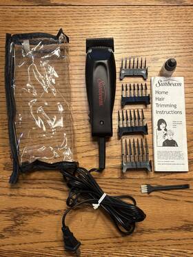 Sunbeam Sb356 Hair Clipper Model Tested With Attachments