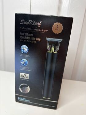 Sunkloof Sh-2560 Professional Hair Clipper Rechargeable Trimmer Corded/cordless
