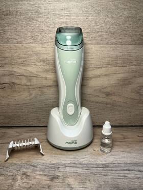 Super Mama Sm-3689 Baby Hair Clippers Ultra Quiet Electric Vacuum With Charger Base