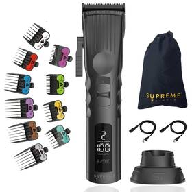 Supreme Trimmer 850055528284 2spee Hair Clipper 3.5 Hour Use Removable Blades 2 Speeds Battery Display