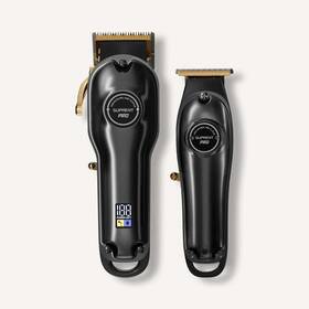 Hc596bx-sa1 Suprent Pro The Black Devil Professional Clipper Trimmer Set - Scratch And Dent