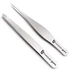 Tgs2-satin Tweezerguru Tweezers Set Stainless Steel Slant Tip And 696536987900