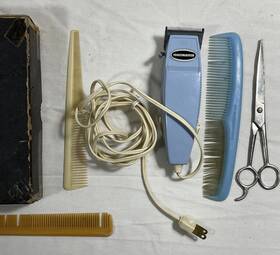 Toastmaster 15a1 Vintage Working Hair Clipper 1950s Blue Lot