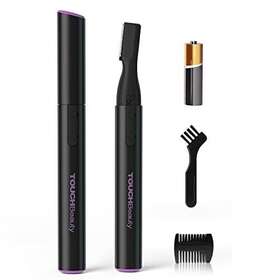 Touchbeauty 687551696007 Portable Eyebrow Trimmer For Women Metal Cover Battery Powered Mini Electric