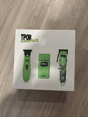 Tpob Jm-200 Slime 2 Barber Hair Clippers Trimmer Shaver Set For Men With Pack