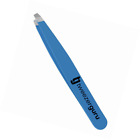 Tsn-b Tweezerguru Blue Precision Eyebrow Tweezers Professional Stainless Steel 850772008151