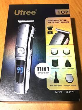Ufree U-1176 Beard Trimmer Set 11 In 1 Styling Kit Model Multifunction Nob