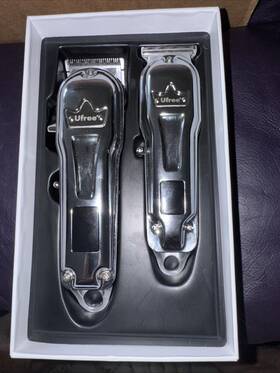 Ufree U1257 Professional Hair Clippers And T Blade Trimmer Cordless Full Metal -lcd Display