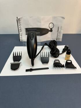 Vscl905 Vidal Sassoon Model Mini Clipper Accessories And Instructions- Works
