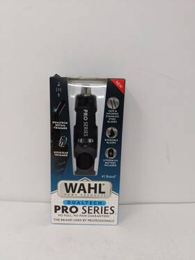 3025698 Wahl 043917017303 Dualtech Pro Series 2 In 1 Battery Dual Sided Eyebrow Trimmer