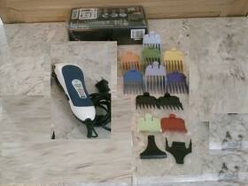79400 Wahl 043917228655 Homepro Clipper Set Preowned Adjustable 10 Piece Color Coded