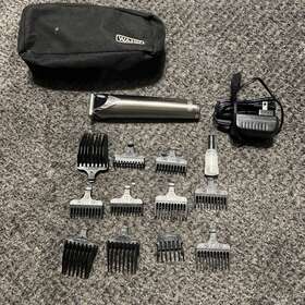 Wahl 09818a Ss2l Stainless Steel Lithium Ion Deluxe Kit Beard And Hair Trimmer