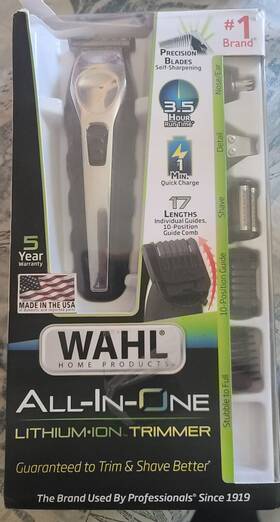 09854-600b Wahl Lithium-ion All-in-one Rechargeable Trimmer / Grooming Kit