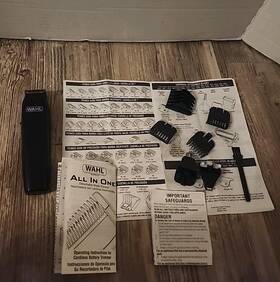 5537c Wahl All-in-one Rechargeable Trimmer Beard For Men Black Tested