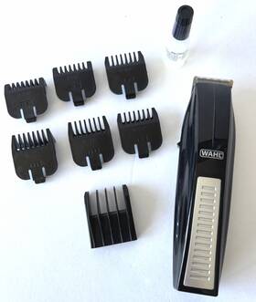 Wahl 5537m Hair Clippers Cordless/battery Operated Beard Trimmer 5537 With Length Guides