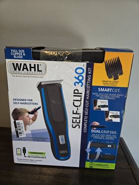 Wahl 6275lp Self-clip 360 Cordless Hair Clipper Set Imperfect Box Missing Items