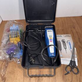 79702 Wahl Professional Color Coded Precision Blade Clippers Complete Haircutting Kit