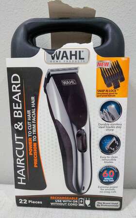 Wahl 9639-2201 Haircut And Beard Cord Cordless Hair Clipper 22 Pc Kit