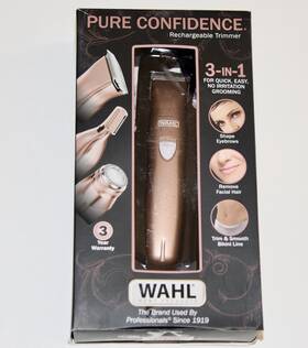 9865-2901 Wahl Pure Confidence Rechargeable Electric Razor Trimmer