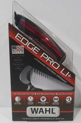 Wahl 9895 Edge Pro Lithium-ion Cordless Beard Trimmer Ultra Close T-blade New
