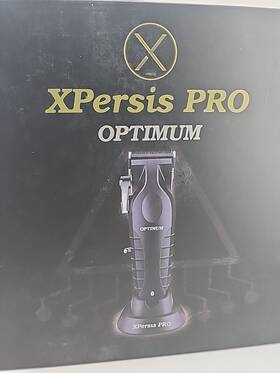 Xpersis Professional 196852221295 Pro Optimum Barber Cordless Hair Clipper Carbon Steel Taper With Stand