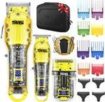 Professional Hair Clipper & Beard Trimmer Kit With Led Display - Yellow. Fixed Price $149.99.