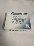 Diamond Edge Replacement Styling Blades For DE-3000 Self Dispensing Box. Fixed Price $7.18.