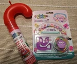 New Rainbow Loom Candy Cane & Beadmoji Happy Bracelet Kit Free Ship. Fixed Price $14.88.