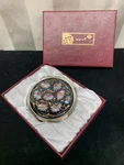 Korean Floral Mother Of Pearl Mirror Compact Make Up Case Gift Set New In Box. Fixed Price $14.95.
