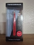 Tweezerman Signature Red Slant Tweezers 1230-RR Stainless Steel Hand Filed Tips. Fixed Price $22.99.