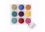 Bella Pierre 9-STACK Shimmer Powder Set, 9-COUNT- Rainbow Colors ( Iris ). Fixed Price $35.99.