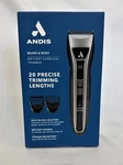 Andis Cordless Beard Trimmer, Lithium Ion T-blade Wbuilt In Dial. Fixed Price $38.95.