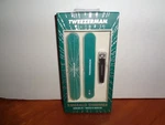 Tweezerman Emerald Shimmer Manicure Kit With Clipper Nail & Buffer Files. Fixed Price $12.95.