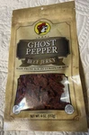 Buc-ee's Ghost Pepper Jerky Ultra Spicy Beef, Fire Snack, Bold Flavor. Fixed Price $12.99.
