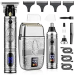 Saoilli Professional Hair Trimmer Clippers For Men, Nose Silver. Fixed Price $96.90.