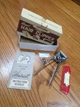 Vtg Sears Roebuck Company Craftsman Hand Hair Clippers With Box,comb,manual. Fixed Price $25.00.
